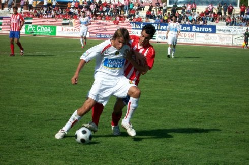 Teo, con el Don Benito. :: hoy