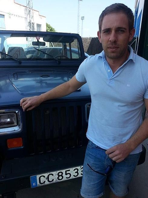 Díaz durante una de sus visitas a Losar de la Vera. :: e. g. r.