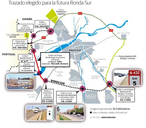 La ronda sur empezará por el tramo más complicado y costoso