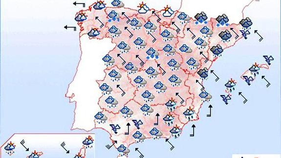 Extremadura, en alerta por lluvias y fuertes vientos