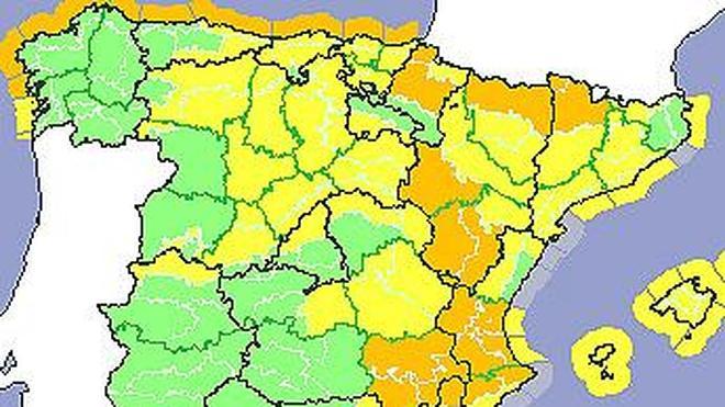 La región estará en alerta amarilla por viento el viernes