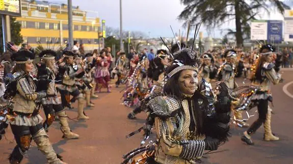 Un momento del desfile celebrado en las Candelas 2014