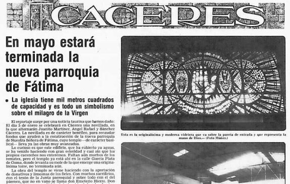 Artículo publicado en 1973 sobre el nuevo templo de Fátima. :: hoy