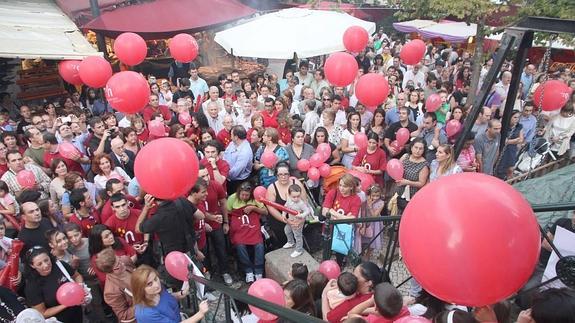 Acto promocional de Cáceres 2016, cuando la ciudad aún soñaba con ser capital cultural.