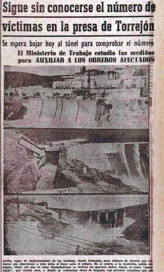 Recorte de la portada publicada el 23 de octubre de 1965 en el Diario HOY