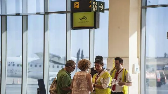 Último vuelo desde el aeropuerto de Badajoz:: HOY