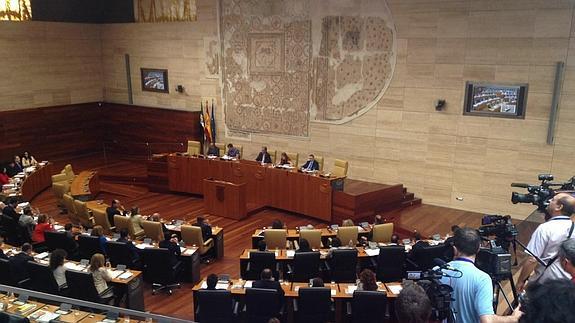 Imagen del pleno constitutivo esta mañana