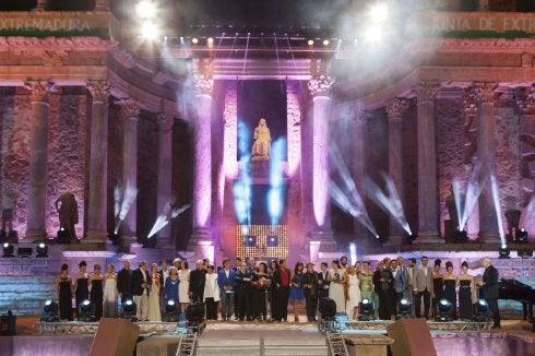 Un momento de la entrega de los premios Ceres. :: hoy