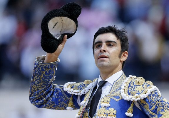 El torero Miguel Ángel Perera en la Feria de Beziers (Francia). :: Efe