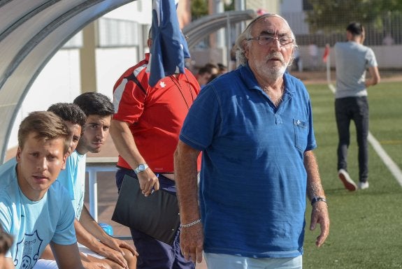 Rogelio Palomo, el año pasado en el Deportivo-Azuaga. 