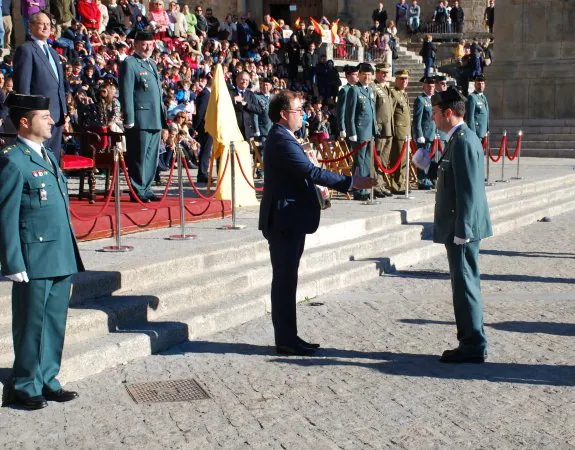 Un acto solemne para recoger la medalla