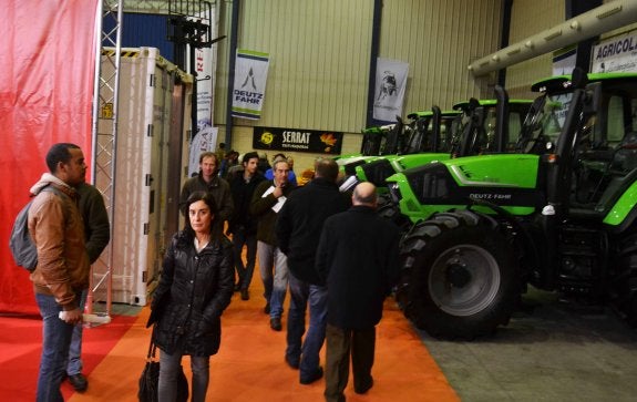 Uno de los pabellones de Agroexpo 2015. :: A.C. 