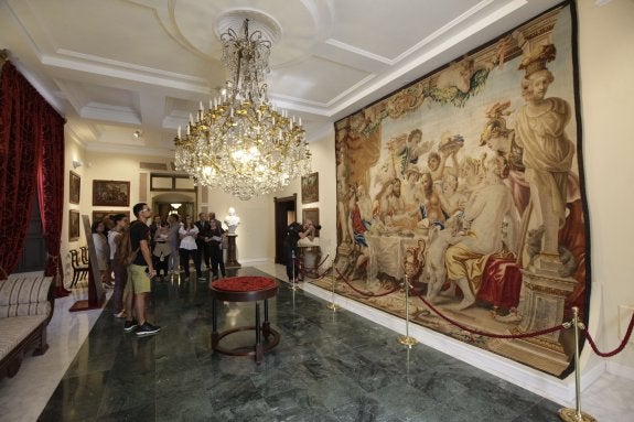 El Palacio de los Golfines de Abajo, abierto desde septiembre. :: hoy