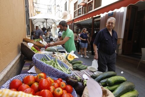 Mercadillo de hortalizas. :: HOY