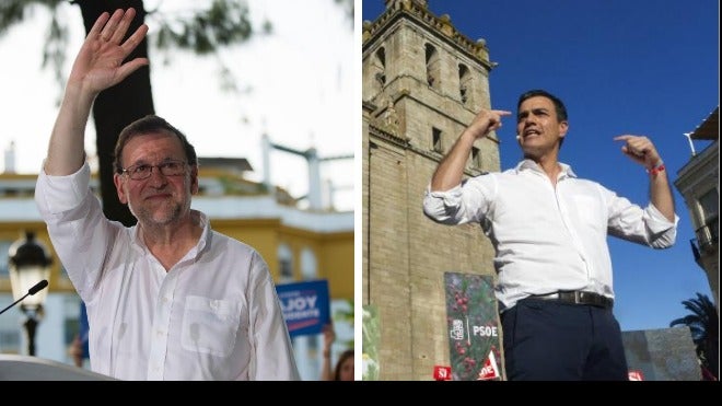 Mariano Rajoy y Pedro Sánchez:: EFE