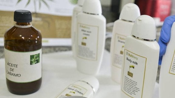 Productos hechos en Ctaex a partir de la semilla de cáñamo