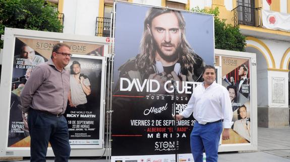 Presentación del cartel de David Guetta en Mérida.