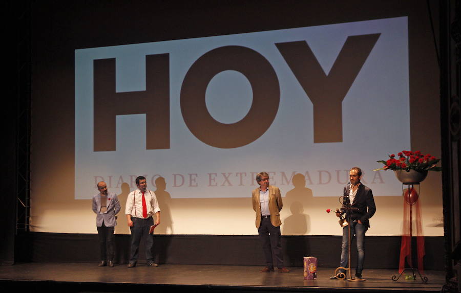 Entrega de premios en la gala 2015