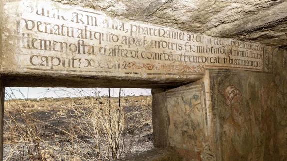 Una construcción del siglo XIV con pinturas de 1565