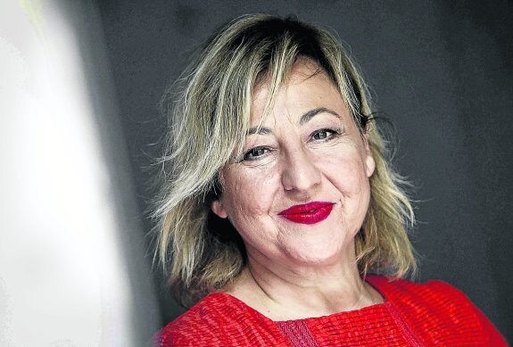 La actriz Carmen Machi, fotografiada el pasado 29 de agosto en Barcelona. :: efe