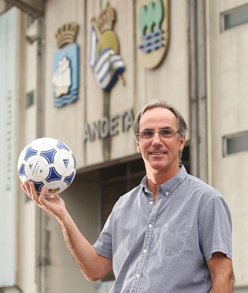 Alberto Górriz, presidente de la Asociación de Veteranos de la Real Sociedad