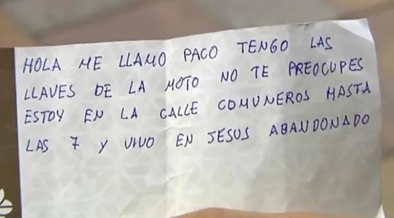 La honradez de un indigente murciano conmueve a cientos de personas