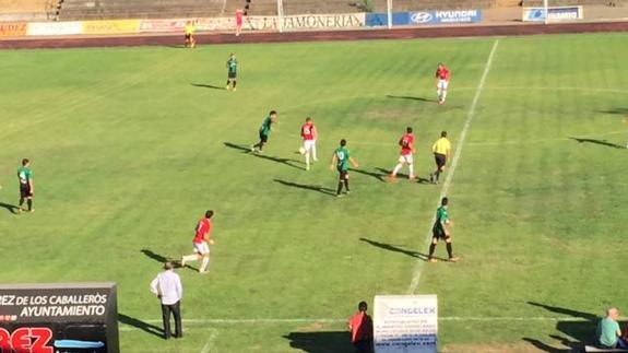Imagen del partido de Copa Federación disputado en Jerez el 21 de agosto.