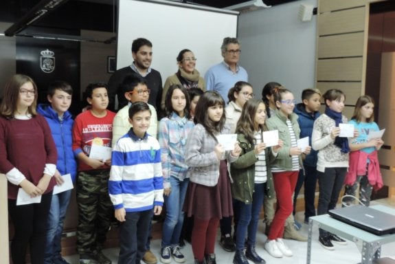 Escolares premiados en la anterior edición. :: m.a.m.