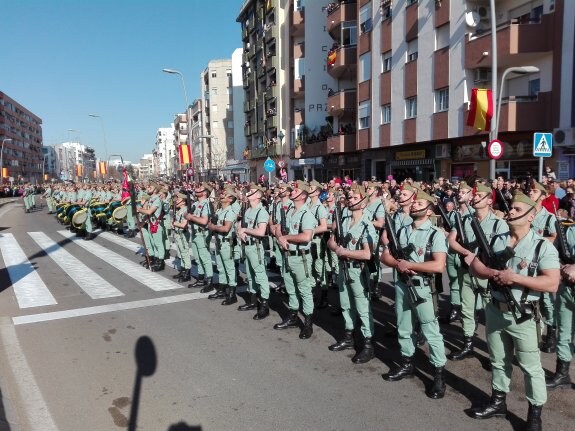 La legión recibe un homenaje