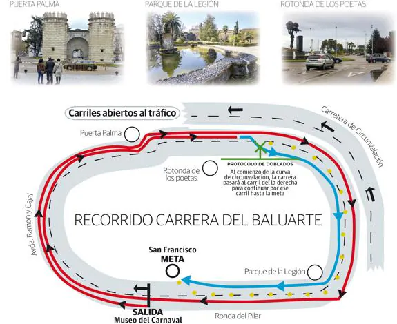 La Vuelta al Baluarte recupera su recorrido original en torno al centro