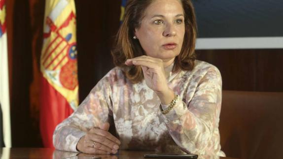 Pilar Blanco-Morales, consejera de Hacienda de la Junta. 
