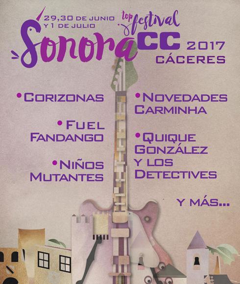 SonoraCC presenta el cartel de su edición 2017, obra del diseñador Pablo Pámpano
