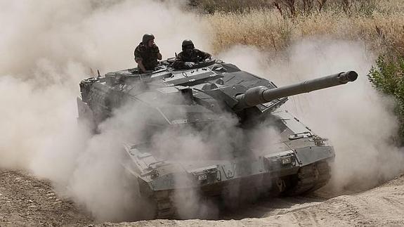 Carro de combate Leopard.