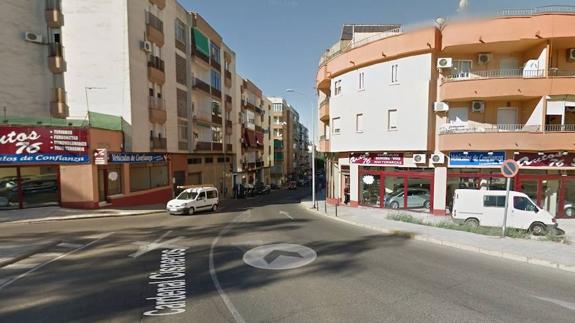 Inicio de la calle Cardenal Cisneros.