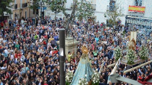 Carrera de la Virgen de la Aurora al encuentro de Cristo Resucitado