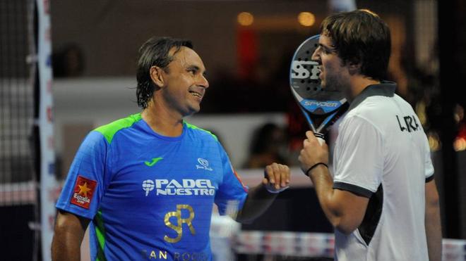 Godo Díaz y Luciano Capra, pareja en el circuito y rivales en Cáceres.