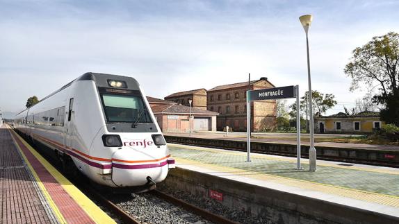 Estación de ferrocarril de Monfragüe.