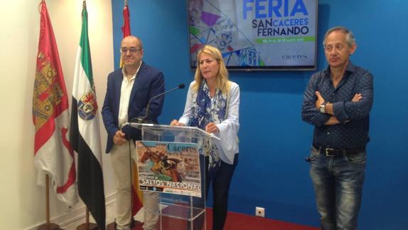 Elena Nevado ha presentado hoy el programa de la Feria de San Fernando de Cáceres