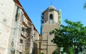 Obras en la iglesia de Santo Domingo