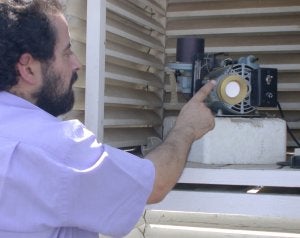 Medidor de calidad del aire de la Agencia Metereológica de Extremadura en Badajoz. ::                             HOY