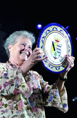 Pitina, pregonera en Tejeda