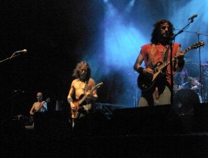 Imagen del último concierto que Extremoduro ofreció en Cáceres, en junio de 2008 ::                             HOY
