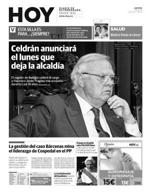 Portada de HOY del jueves 28 de febrero de 2013. ::
HOY