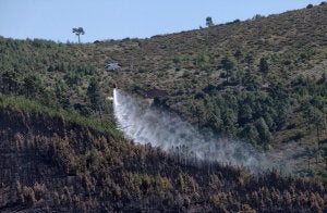 Un pastor de 63 años, acusado de provocar el incendio en Las Hurdes