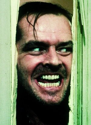Jack Nicholson, en una escena de la película de Kubrick.