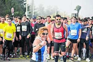 1.300 corredores abarrotan la Vuelta al Baluarte de Badajoz