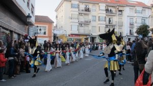 La peña PKL2 en uno de los desfiles del año pasado. ::
P. D. SAMINO