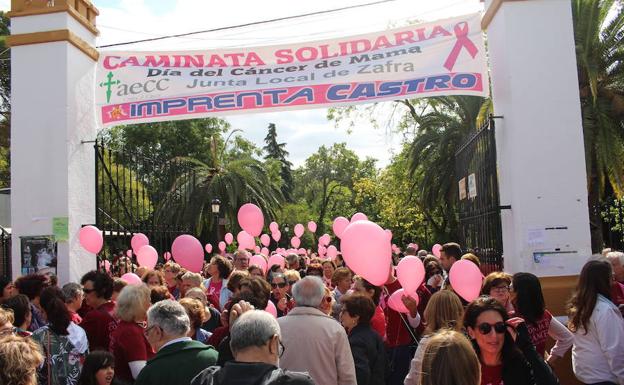Una de las actividades de la Aecc de Zafra 
