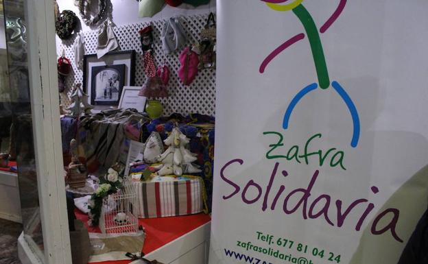 Zafra Solidaria organiza un mercadillo solidario los días 13 y 14 de febrero