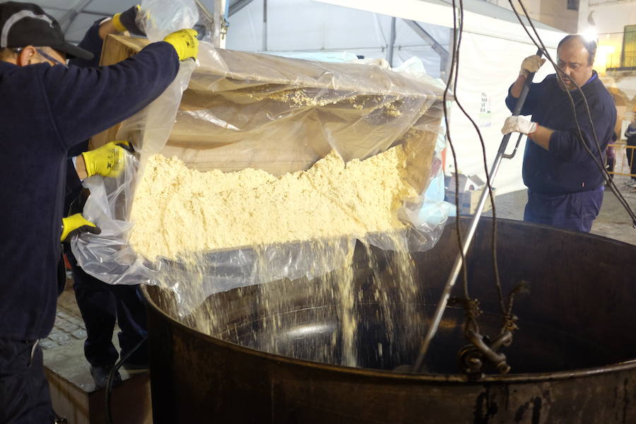 Elaboración de las migas 